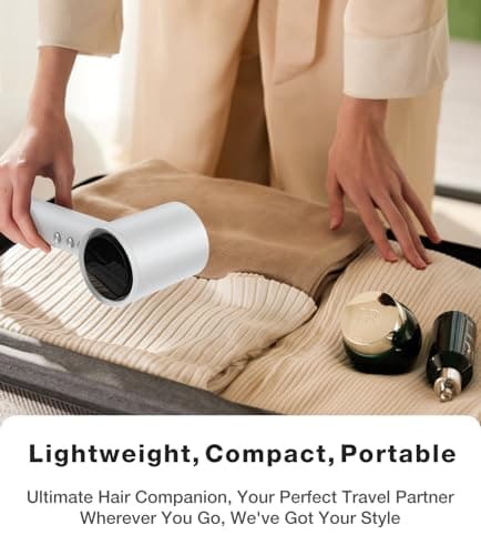 TORRAS Stream High Speed Hair Dryer, Arctic White, 1600W, Hair Care Mode, 200 Millions Ionic Technology, 3 Speeds & 3 Heat Levels, with Concentrator & Diffuser 7