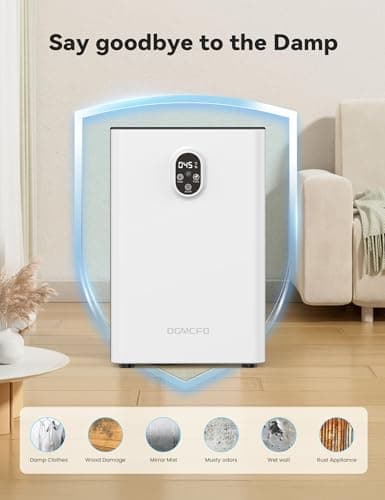 BUPPLEE 95OZ Dehumidifiers for Home, 1000 sq.ft Quiet Dehumidifier with Drain Hose, Reusable Filter, Sleep Mode, Auto Shut Off, Timer, Portable Dehumidifier for Bedroom Bathroom 7