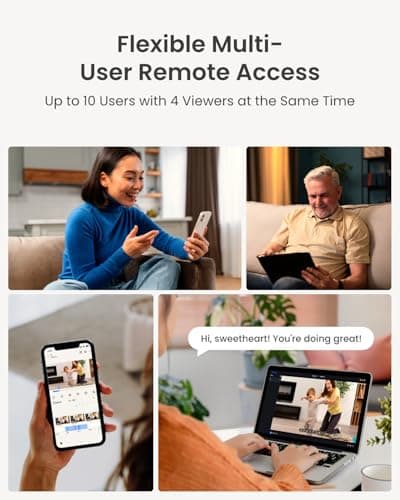 REOLINK 4MP 2K Indoor Camera E1, Plug-in Wireless WiFi 6 Security Camera, 360 Degree Pet Camera with Phone app, Baby Monitor with Person/Pet/Cry Detection, Night Vision, 2-Way Talk, Local Storage 7