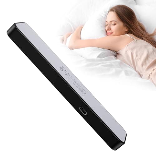 Hostena Pillow Speaker for Sleeping – Bluetooth Wireless Sleep Aid with Stereo Bass, White Noise & Volume Control, Portable Sleep Soundbar for Side Sleepers, TF Card Support & Sleep Timer(Gray)