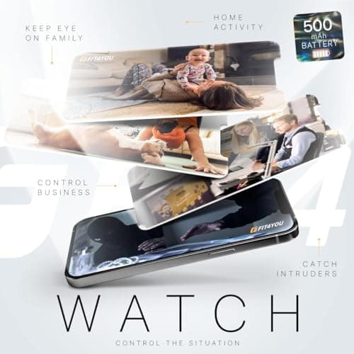 Kestanlora 1080P Wireless Cameras Mini Small Security Wall Outlet WiFi Camera Indoor Camera for Home Security【Upgraded】 7