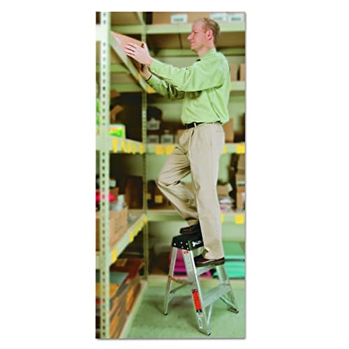Louisville Ladder 2-Foot Aluminum Step Stool Industrial, 300-Pound Load Capacity, Type IA, AS3002 14