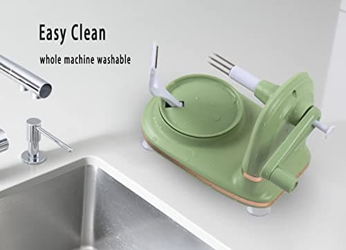 VEELAM Apple Peeler with 2 Blades Replacements, Apple Pealer Slicer & Corer for Home Kitchen Quick Applesauce Pie Making 6