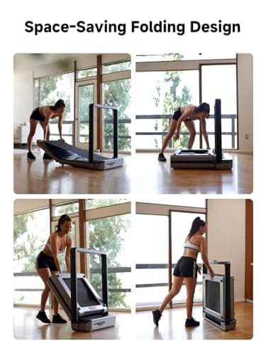 WALKINGPAD X25 Folding Treadmills for Home, Smart Vertical Fold, LED Display with Rotary Control, No Assembly 5
