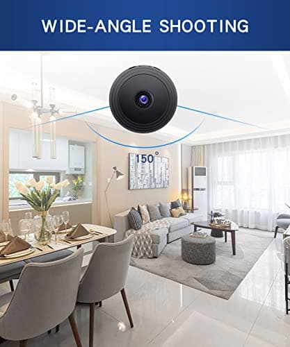 senri Mini Security Camera, 1080P HD WiFi Home Indoor Outdoor Camera for Baby/Pet/Nanny, IP Camera Remote Viewing for Security with iOS,Android Phone APP(Video Only) 6