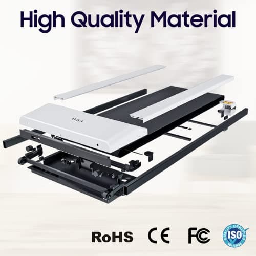 UMAY Walking Pad, Under Desk Treadmill with Remote, SPAX APP and LED Display, 3 in 1 Walking Jogging Running Machine for Home Office 5