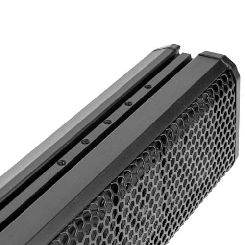 BELVA BASB26v2 26” 500W Amplified Weatherproof Bluetooth Soundbar for UTV/ATV/SxS/Golf Cart, 6-Speakers, Remote Control, Preset Equalizer, Fits 1.5" - 2" Roll Bars 6