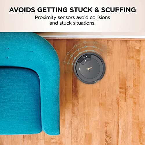 Shark AV753 ION Robotic Vacuum, Wi-Fi Connected, 120min Runtime, Compatible with Alexa, Multi-Surface Cleaning, Gray (Renewed) 7