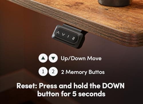 FEZIBO Electric Standing Desk, 60 x 24 Inches Height Adjustable Stand up Desk, Sit Stand Home Office Desk, Computer Desk, Rustic Brown 7