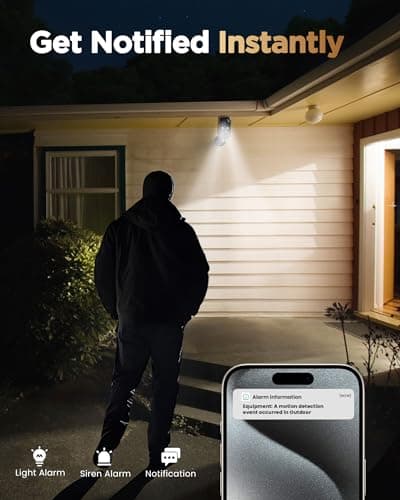 BECAMSO Security Cameras Wireless Outdoor Battery: 2K WiFi Camera Indoor for Home Security System - CCTV Camera Waterproof Night Vision Camaras de Seguridad para Casa Inalambricas 7