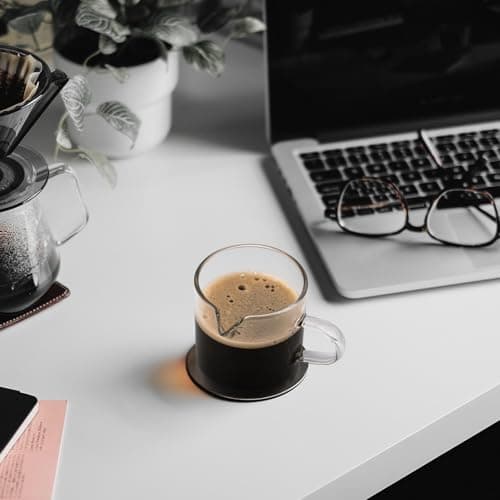 Xnqelerate Glass Espresso Cups, Espresso Accessories, Espresso Measuring Cup, 75ML, small, Transparent 7