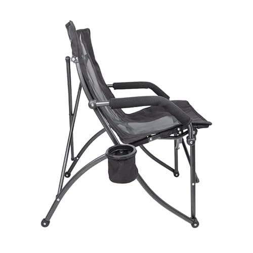 Cascade Mountain Tech Heavy Duty Folding Camp Chair, Black 12