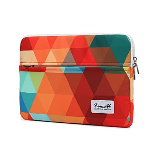 Canvaslife Rainbow Peacock Laptop Sleeve 15 Inch 15 Case and 15.6 Laptop Bag
