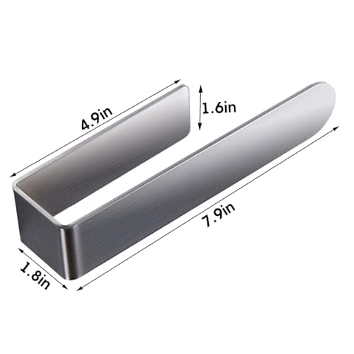 Taozun Hand Towel Holder/Hand Towel Ring - Self Adhesive Bathroom Towel Bar Stick on Wall, SUS 304 Stainless Steel Brushed 5