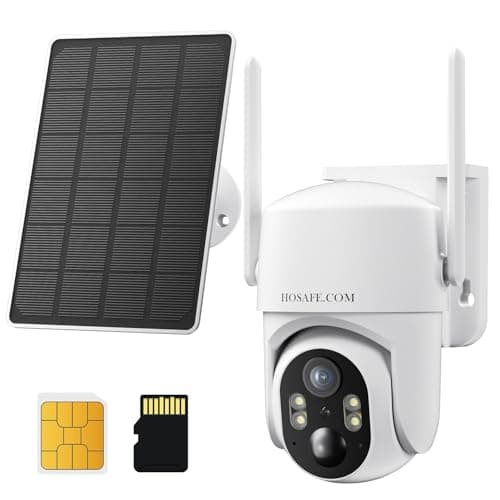 No WIFI Security Camera No Internet Needed, 4G LTE Cellular Security Camera Outdoor Wireless, Cell Camera with SIM Card, PIR Sensor, 2K Color Night Vision, SD/Cloud, 2-Way Talk, IP66 Waterproof
