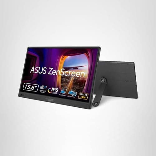 ASUS ZenScreen 16” Portable USB Monitor (MB169CK) - Full HD, IPS, Dual USB-C, Mini-HDMI, Eye Care, Flicker Free, Blue Light Filter, Anti-Glare Surface, 360° Kickstand, 3 yr Warranty 9