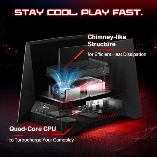 TP-Link Tri-Band BE19000 Wi-Fi 7 Gaming Router Archer GE800 | 12-Stream | 2×10G + 4×2.5G Ports, USB 3.0 | Turbo Acceleration, Dedicated Gaming Port & Panel, RGB Lighting, HomeShield, Free Expert Help 7