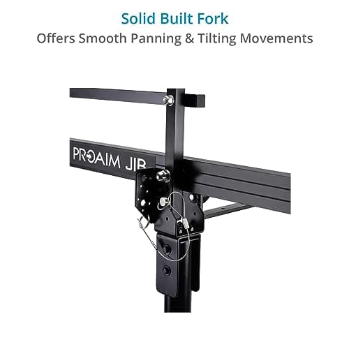 PROAIM 9ft Camera Crane Jib Arm for 3-axis Gimbals, Pan-Tilt & Fluid Head. for Tripod w/ 33mm Pipe/Mast. for DSLR Video Cameras up to 8kg /17.6lb (P-9) 5