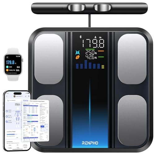 RENPHO Smart Scale for Body Weight, FSA&HSA Eligible, Digital Bathroom Scale BMI Weighing Bluetooth Body Fat Scale, Body Composition Monitor Health Analyzer with Smartphone App