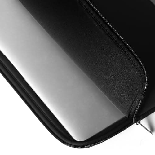 CCPK Laptop Sleeve Case 13.3 inch for MacBook Air 13 inch Mac Book Pro 14 inch M5 2025 A3434 M4 M3 M2 M1 Computer Laptop Protective Sleeve Carrying Case Cover Bag Skin 13-14 inch Accessories, Black 6