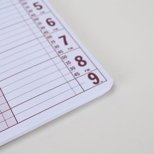 Portage Notebooks Appointment Book - Large 8.5" x 13.5" Undated Planner for Daily Scheduling - 4 Column Professional Daily Planner Undated for Office, Home, or Salon Use 8