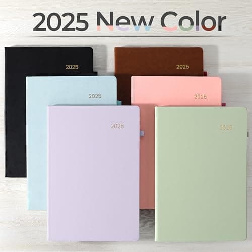 SUNEE 2025 Weekly & Monthly Hardcover Planner 8" x 11" - 12 Month (January 2025 - December 2025), Small Hardcover Planner, Pocket, Notes, 100 GSM Paper, Sage Green 8