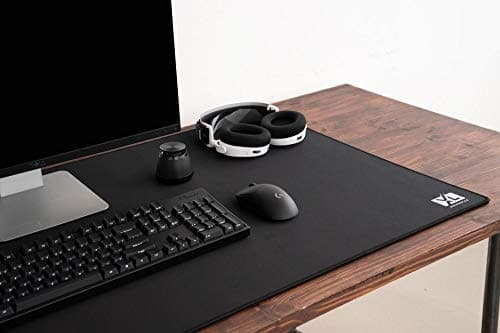 3XL Huge Mouse Pads Oversized (48''x24'') - Extra Large Gaming XXXL Mousepad for Full Desk - Super Thick Nonslip Rubber Base and Waterproof Desktop Keyboard Extended Mouse Mat (Black, XXX-Large) 6