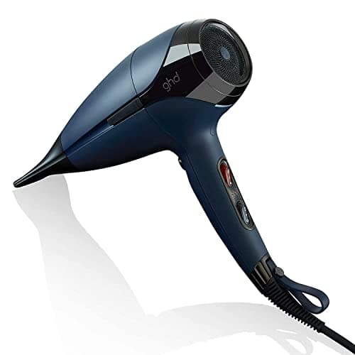 ghd Helios Professional Hair Dryer - Advanced 1875W Blow Dryer with Aeroprecis Technology, 75mph Airflow, Ionic Frizz Control, More Shine, Lightweight Design and Low Noise - Ink Blue