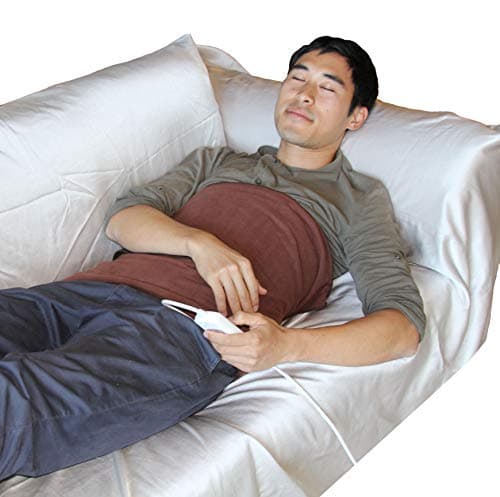 Natural Relief Extra Large Digital Moist Heating Pad with Coral Sand - Automatic Moist Heat - Auto Shut Off - Strap - Negative Ion (27"x14") 6