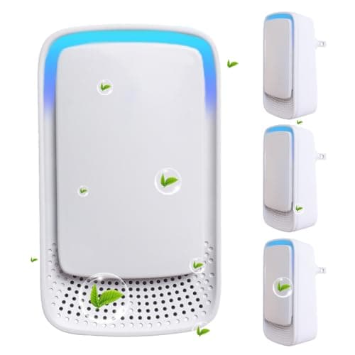 Plug In Air Ionizers-Negative Ion Air Purifier for Home Silent Work Air Cleaner for Bathroom,Living Room,Office,Kitchen,Pet Room,Portable Ionic Air Purifier for Bedroom(2)