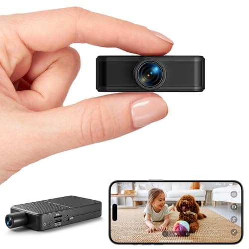 Mini Camera Wireless | HD Nanny Cam, 10hr Continuous Recording WiFi Small Camera, FREE Cloud & SD Storage, No WiFi Needed Mini Camera, Night Vision& Motion Detection for Pet/Baby/Nanny Surveillance