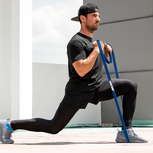 WIKDAY Resistance Bands for Working Out, Exercise Bands, Workout Bands, Pull Up Assistance Bands for Body Stretching Training Physical Therapy Muscle Training for Men & Women Multicolour (8-100lbs) 6