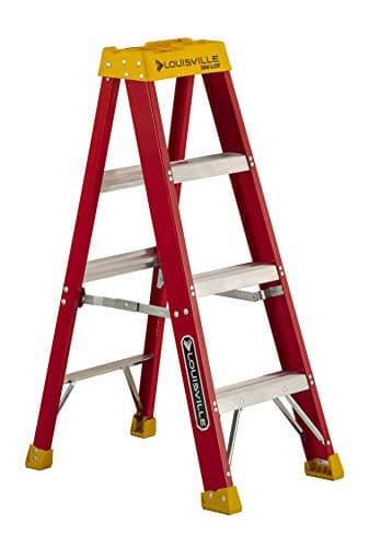 Louisville Ladder 4-Foot Fiberglass Step Ladder, 300-Pound Load Capacity, Type IA, L-3016-04