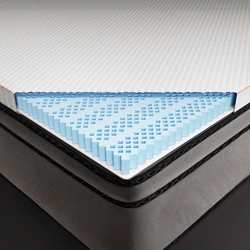 Dormeo The Essentials Mattress Topper, Queen, 2-Inch with Octacell Technology, Plush Comfort, Breathable, Cooling Foam Mattress