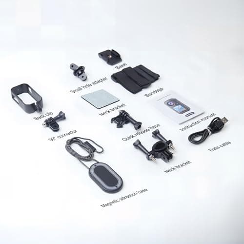 NUISK Mini Action Camera 4K | 128G Thumb Sports Camera with EIS Stabilization, Wearable POV Chest Camera, Waterproof for Running, Cycling, Swimming, Hiking, Outdoor Adventures 8