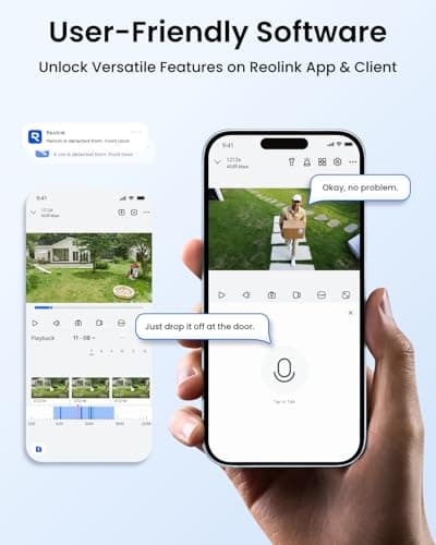 REOLINK 12MP PoE IP Camera Outdoor, Bullet Surveillance Cameras for Home Security, Smart Human/Vehicle/Pet Detection, 700lm Color Night Vision, Two Way Talk, Up to 512GB microSD Card, RLC-1212A 5