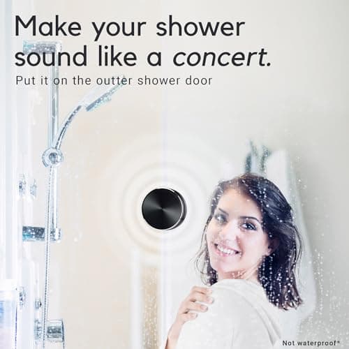 Anything Speaker - Portable Mini Bluetooth - Turn Anything Into A Speaker! Wireless Bone Conduction Induction Vibration Humbird + Gift Box - Nano Travel Sized, 360° Sound (Black) 5