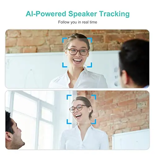 RayBit 4K Pro Audio and Video Conference Room Camera with Remote Control for Windows TV, AI-Powered HD Webcam with Microphone & Speaker for Desktop Computer/PC/Monitor/Laptop/Teams/Zoom/Skype 5