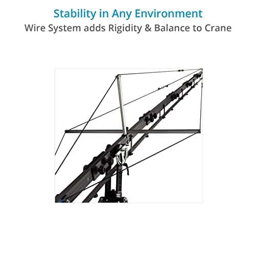 Proaim Alphabet 21ft Jib Crane for DSLR Video Camera, Pan Tilts, Fluid Heads & Gimbals. Adapts Different Lengths, Stable & Secure. Smooth Pan/tilt Moves, for Wide-Angled Pan & Aerial Shots (P-A21-J) 5