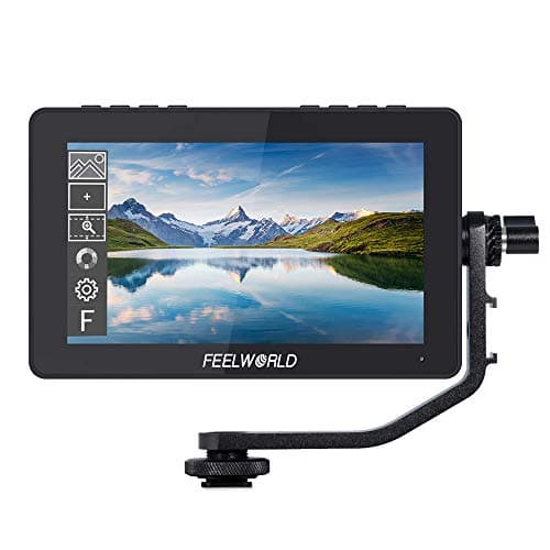 FEELWORELD F5PROV4 6 Inch Video Camera Monitor Touch Screen DSLR HDMI Field Monitor with External Kit Install The Equipment IPS FHD1920x1080 4K HDMI Input Output 5 V Type c Input