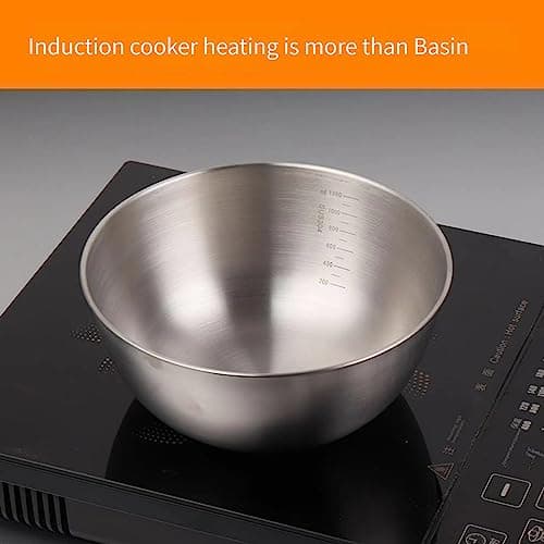 MANHONGYU Stainless Steel Mixing Bowls-3 Packs Small Thicker Stainless Steel Flat Bottom Mixing Bowls Set, Home, Refrigerator, and Kitchen Food Storage Organizers 5