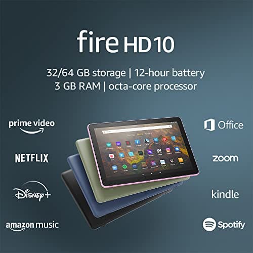 Amazon Fire HD 10 tablet, 10.1", 1080p Full HD, 32 GB, (2021 release), Black 7