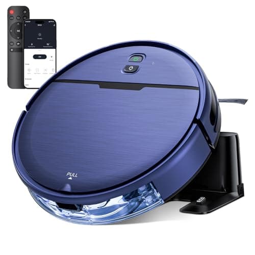 Robot Vacuum and Mop Combo, 2 in 1 Robotic Vacuums Cleaner with WiFi/App, Robot Vacuum with Water Tank, Strong Suction, Schedule, Self-Charging, Quiet, for Hard Floor, Pet Hair, Low Pile Carpet