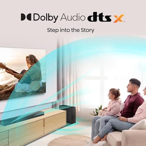 Hisense HS2100 2.1 Ch 240W Sound Bar with Wireless Subwoofer - DTS Virtual X, Dolby Audio, Ezplay, 6 EQ Modes, HDMI ARC, Bluetooth 5.3 6