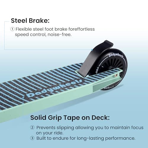 Pro Scooters for Kids 8 +, Teens and Adults | Two Different Scooter Heights 31.5” and 36.6”to Choose from | Stripe 5