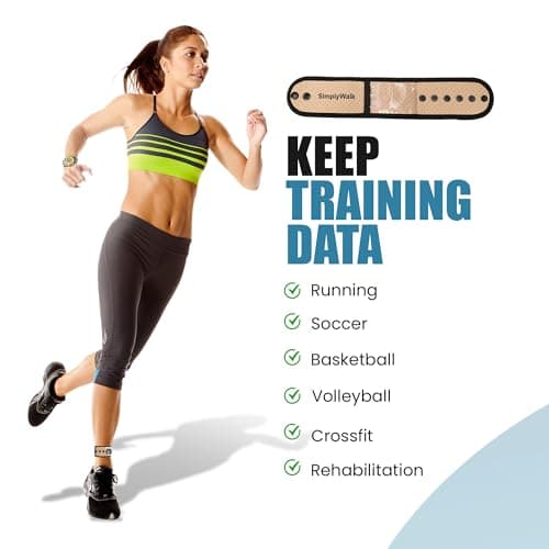 SimplyWalk Adjustable Ankle Band for Fitness Pedometer, Soft Wear Ankle Band with Transparent Pouch for Step Counter and Smart Watch (Pedometer Not Included) (Beige) 8