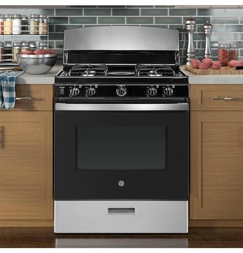 GE® 30" Free-Standing Gas Range, Stainless Steel 5