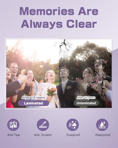 Office Presentation Laminator Machine 11x17 with Laminating Sheet A3/A4/A5, 3/5 Mil Thermal Cold Laminating Machine 13 inch Wide, 60s Warm-Up Office Presentation Laminator Machine (Gray) 7