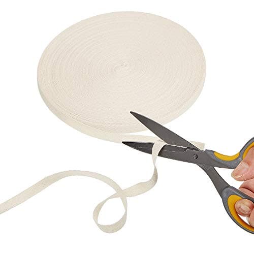 WILLBOND Cotton Twill Tape Ribbon 54.7 Yards Soft Natural Herringbone Webbing Roll Bias Binding Tape for DIY Crafts Sewing Knit(Beige,3/8 Inch Wide) 5