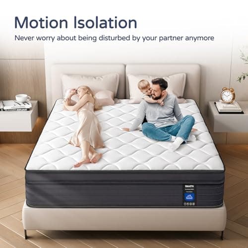 SIMARTH Mattress Memory Foam Hybrid Mattress with Motion Isolation and Pressure Relief, Strong Edge Support, Pocket Spring Full Size Mattress in a Box (10 Inch, Full) 7